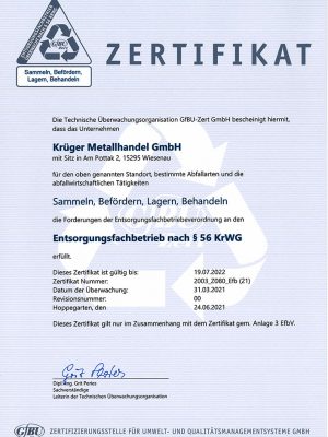 GfBU-Zertifikat
